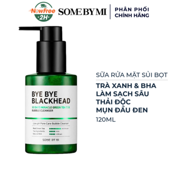 Sữa Rửa Mặt Some By Mi Sủi Bọt Làm Giảm Mụn Đầu Đen 120ml