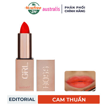 Son Lì Australis Mềm Mịn #Editorial - Cam Thuần 3.2g
