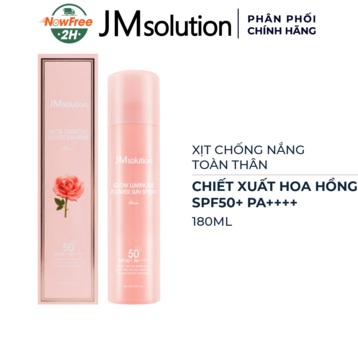 Xịt Chống Nắng Toàn Thân JMsolution Từ Hoa Hồng 180ml