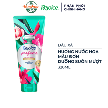 Dầu Xả Rejoice Dưỡng Suôn Mượt Hương Nước Hoa Mẫu Đơn 320ml
