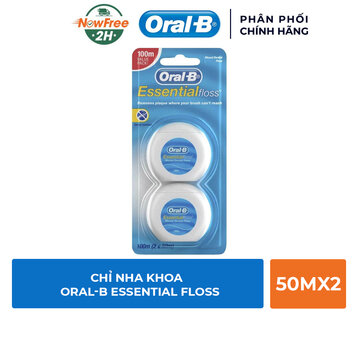 Chỉ Nha Khoa Oral-B 100m (Vỉ 2 x 50m)
