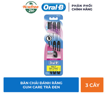 Bàn Chải Đánh Răng Oral-B Trà Đen (Vỉ 3)