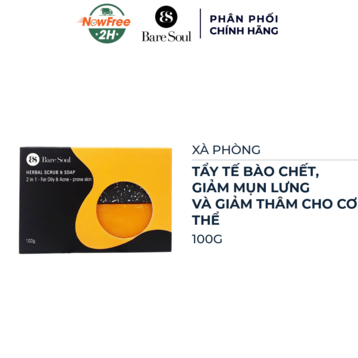 Xà Phòng BareSoul Làm Giảm Mụn, Mờ Thâm 100g