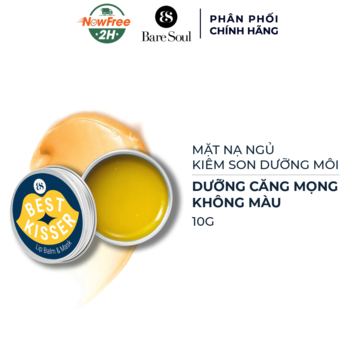 Mặt Nạ Ngủ Kiêm Son Dưỡng Môi BareSoul Không Màu 10g
