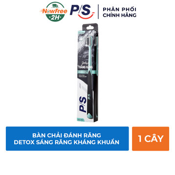 Bàn Chải Đánh Răng P/S Detox Sáng Răng Kháng Khuẩn (1 Cây)