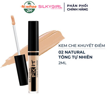 Kem Che Khuyết Điểm Silkygirl 02 Natural Tông Tự Nhiên 2ml