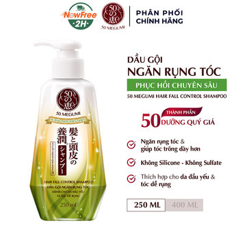 Dầu Gội 50 Megumi Ngăn Ngừa Rụng Tóc Cho Tóc Yếu 250ml