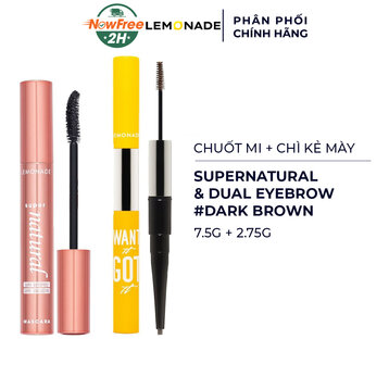Combo Lemonade Chuốt Mi + Chì Kẻ Mày 2 Đầu 2 Món