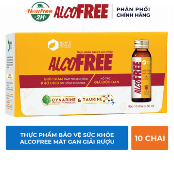Thực Phẩm Bảo Vệ Sức Khỏe Alcofree (50ml x 10 Chai)