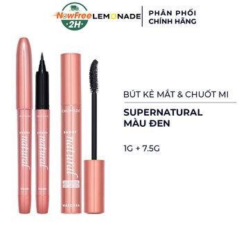 Combo Lemonade Bút Kẻ Mắt + Chuốt Mi Màu Đen 2 Món