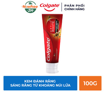 Kem Đánh Răng Colgate Sáng Răng Từ Khoáng Núi Lửa 100g