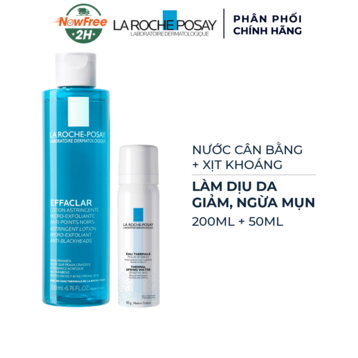Combo La Roche-Posay Làm Sạch Sâu Và Cân Bằng Da Dầu Mụn