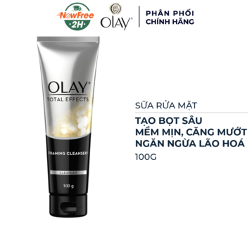 Sữa Rửa Mặt Olay Total Effects Tạo Bọt Ngừa Lão Hoá 100g