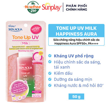 Sữa Chống Nắng Sunplay Hiệu Chỉnh Sắc Da 50g (Hồng)