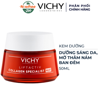 Kem Dưỡng Vichy Sáng Da, Mờ Thâm Nám Ban Đêm 50ml
