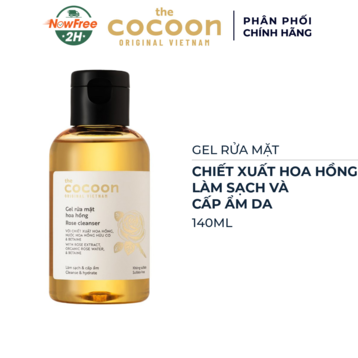 Gel Rửa Mặt Cocoon Chiết Xuất Từ Hoa Hồng 140ml