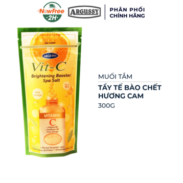 Muối Tắm Argussy Tẩy Tế Bào Chết Sáng Da Hương Cam 300g