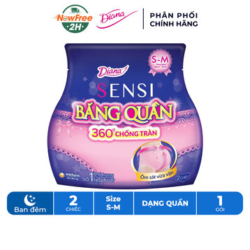 Băng Quần Diana Ban Đêm Dạng Size S-M 2 Cái