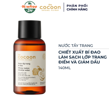 Nước Tẩy Trang Cocoon Bí Đao Làm Sạch &amp; Giảm Dầu 140ml