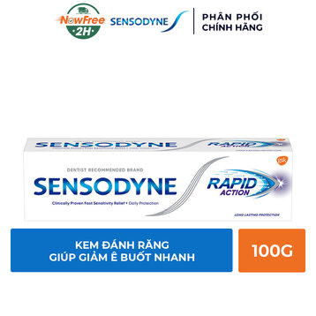 Kem Đánh Răng Sensodyne Rapid Action Giảm Ê Buốt Nhanh 100g