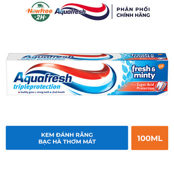 Kem Đánh Răng Aquafresh Bạc Hà Thơm Mát 100ml