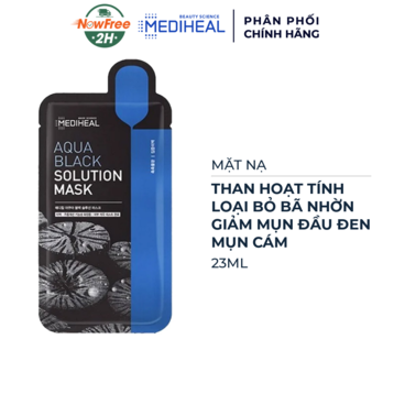 Mặt Nạ Mediheal Than Hoạt Tính Sạch Nhờn, Giảm Mụn Đầu Đen 23ml