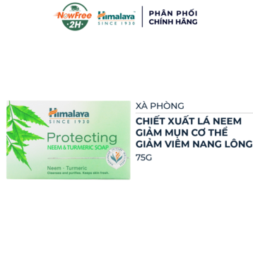 Xà Phòng Himalaya Herbals Sạch Mụn Lưng Từ Lá Neem 75g