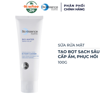 Sữa Rửa Mặt Bio-essence Tạo Bọt Cấp Ẩm Làm Dịu Da 100g