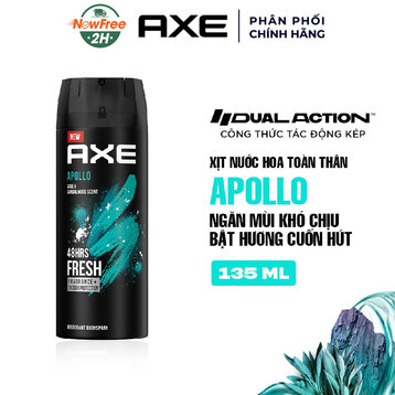 Xịt Khử Mùi AXE Cho Nam Hương Nước Hoa Apollo 135ml