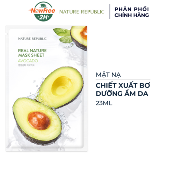 Mặt Nạ Nature Republic Chiết Xuất Bơ Dưỡng Ẩm Da 23ml