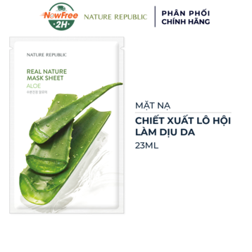 Mặt Nạ Nature Republic Chiết Xuất Lô Hội Làm Dịu Da 23ml