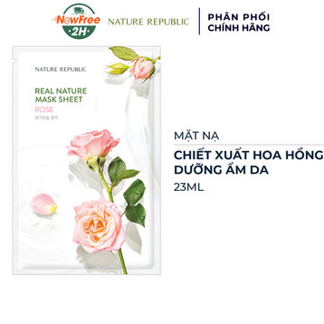 Mặt Nạ Nature Republic Chiết Xuất Hoa Hồng Cấp Ẩm Da 23ml