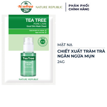 Mặt Nạ Nature Republic Chiết Xuất Tràm Trà Ngừa Mụn 24g