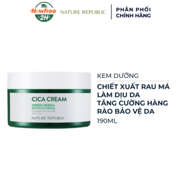 Kem Dưỡng Nature Republic Rau Má Làm Dịu, Phục Hồi Da 190ml