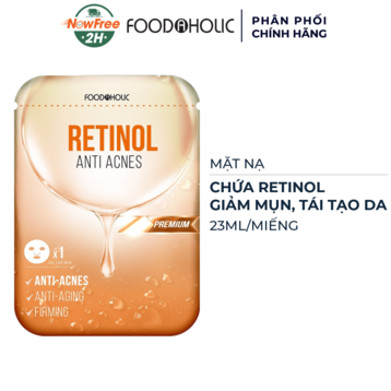 Mặt Nạ Foodaholic Retinol Giảm Mụn &amp; Tái Tạo Da 23ml