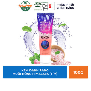 Kem Đánh Răng Bamboo Salt Muối Hồng Himalaya (Tím) 100g