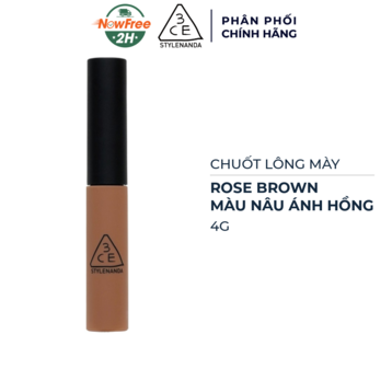 Chuốt Lông Mày 3CE Rose Brown - Nâu Ánh Hồng 4g