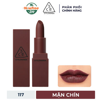 Son Thỏi 3CE Mịn Lì 117 Chicful - Mận Chín 3.5g