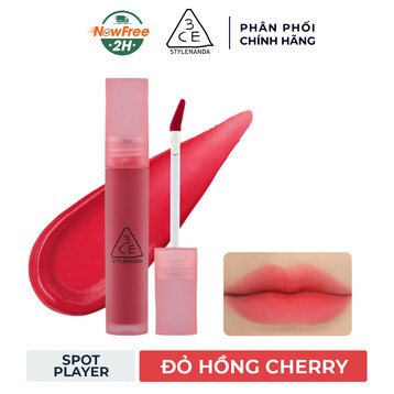 Son Kem Lì 3CE Spot Player - Đỏ Hồng Cherry 4.6g