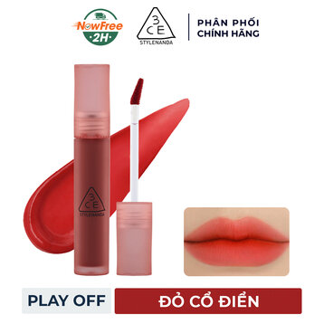Son Kem Lì 3CE Play Off - Đỏ Cổ Điển 4.6g