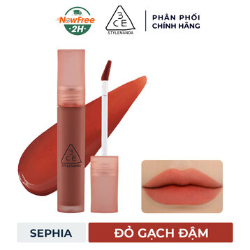 Son Kem Lì 3CE Sepia - Đỏ Gạch Đậm 4.6g