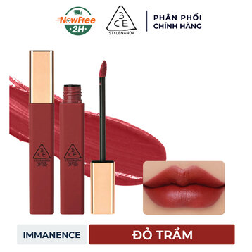 Son Kem Lì 3CE Mịn Nhẹ Immanence - Đỏ Trầm 4g