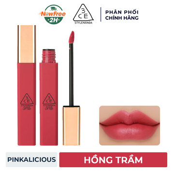 Son Kem Lì 3CE Mịn Nhẹ Pinkalicious - Hồng Trầm 4g