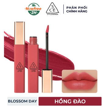 Son Kem Lì 3CE Mịn Nhẹ Blossom Day - Hồng Đào 4g