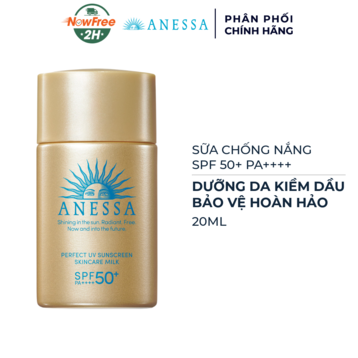 Sữa Chống Nắng Anessa Perfect UV Sunscreen Skincare Milk SPF50+/PA++++ (20ml)