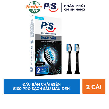 Đầu Bàn Chải Điện P/S S100 Pro Sạch Sâu Màu Đen 2 Cái