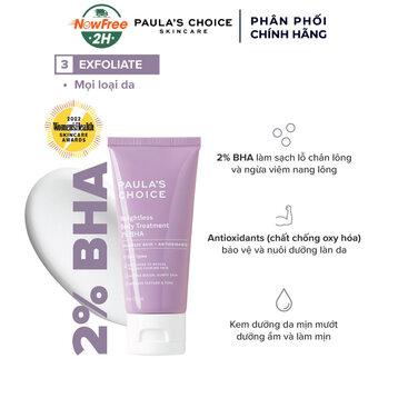Kem Dưỡng Thể Paula's Choice Giảm Viêm Lỗ Chân Lông 60ml
