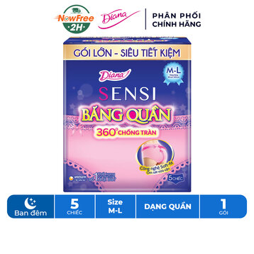 Băng Quần Diana Ban Đêm Size M-L 5 Cái
