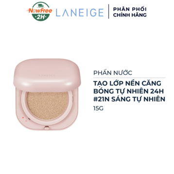 Phấn Nước Laneige Cho Lớp Nền Căng Bóng Tự Nhiên 24H #21N 15g