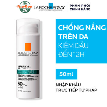 Kem Chống Nắng La Roche-Posay Giúp Giảm Mụn &amp; Bóng Nhờn 50ml